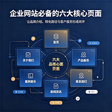 忻州建站-企业网站必备的六大核心页面