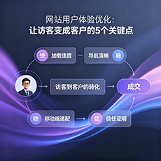 宁武建站-网站用户体验优化：让访客变成客户的5个关键点